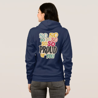 „So Stolz auf Dich“-Sticker Hoodie