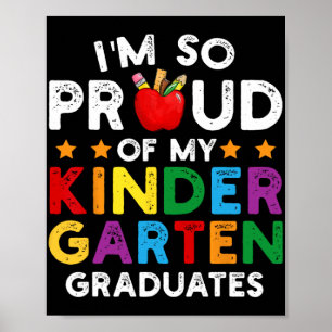 So stolz auf meine Kindergarten-Absolventen Abschl Poster
