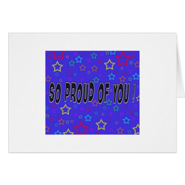 So stolz auf Sie! (Vorderseite (Horizontal))