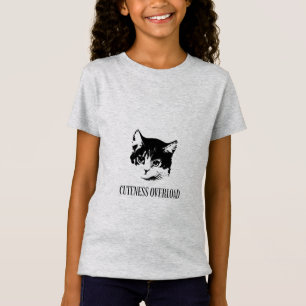 So süß! Lustiges Katzenshirt mit einem niedlichen T-Shirt