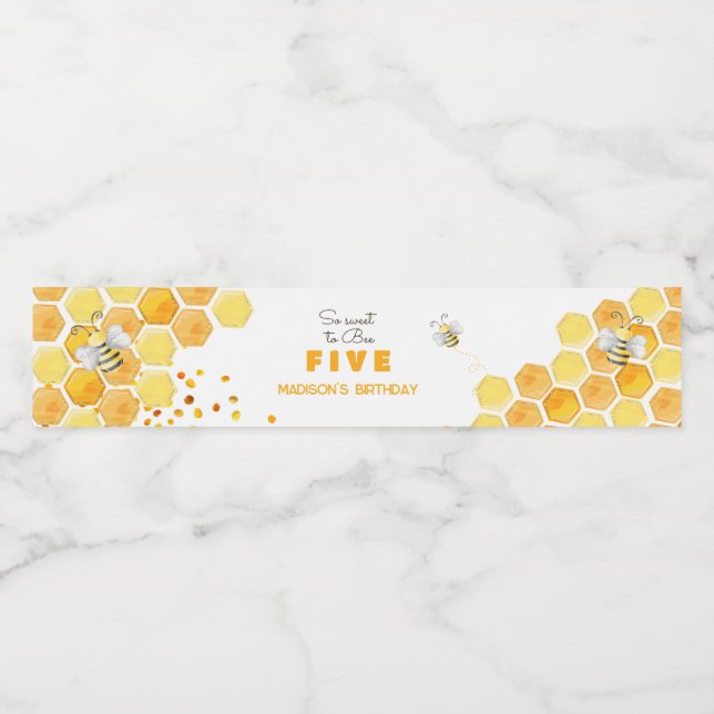 So süß zu sein Kindergeburtstag (Einzelnes Label)