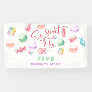 So süß zu sein... Kindergeburtstag Banner