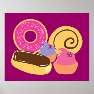 So süße Desserts Poster