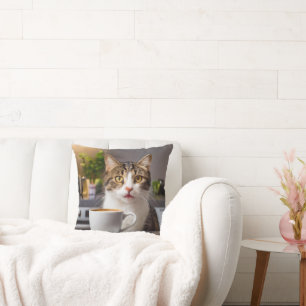 So süße Katze und Kaffee Kissen! Kissen