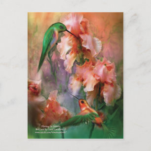 So süße Postkarte spiegeln