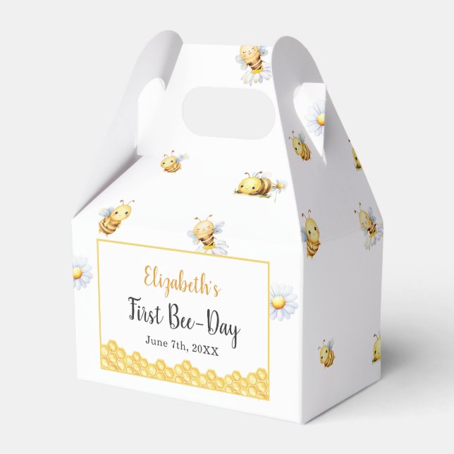  So Sweet To Bee Birthday Geschenkschachtel (Vorderseite)