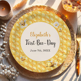So Sweet To Bee Birthday Paper Plates Pappteller
