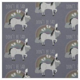 So traurig Emo Unicorn Stoff