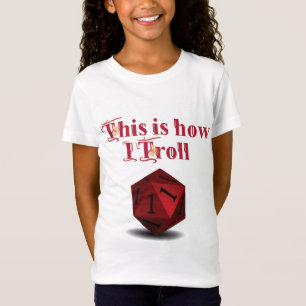 So troll ich - kritische RPG-Würfel T-Shirt