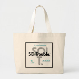 SO!Trouble Logos und Schlagzeilen Jumbo Stoffbeutel