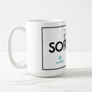SO!Trouble Logos und Schlagzeilen Kaffeetasse