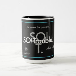 SO!Trouble Logos und Schlagzeilen Tasse