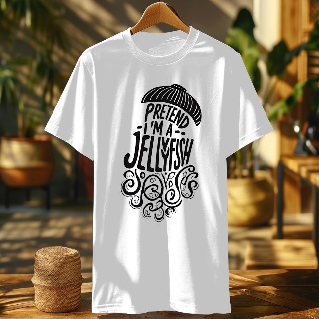 so tun, als wäre ich ein Quallenfisch-Shirt, Vinta T-Shirt (Von Creator hochgeladen)