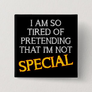 So tun, als wäre ich nicht Special Funny Button Ab