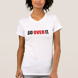 So über es kühne Schriftart T-Shirt (schwarz)