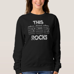 So Vater Rocks Gitarre Chords Gitarrist Vater Vate Sweatshirt