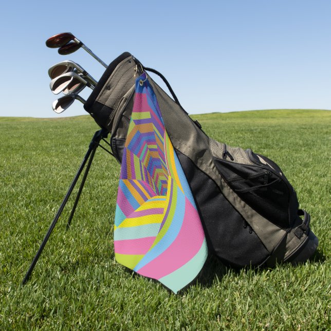 So verschwinden Sie farblich Golfhandtuch (Gras)