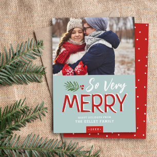 So Very Merry Holiday Carte photo