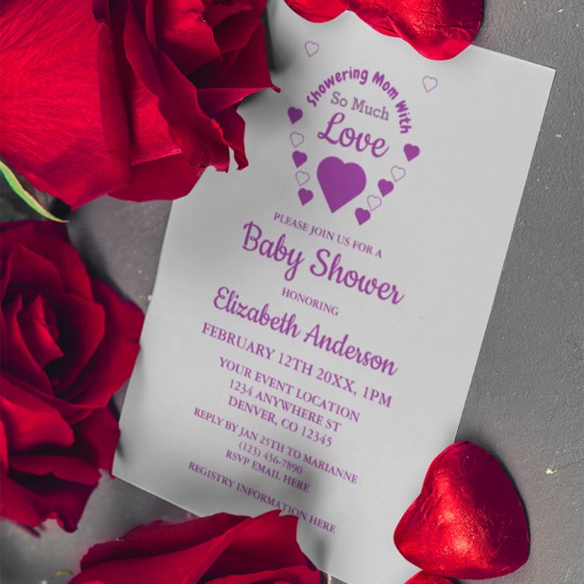 So viel Liebe Babydusche Einladung (Von Creator hochgeladen)