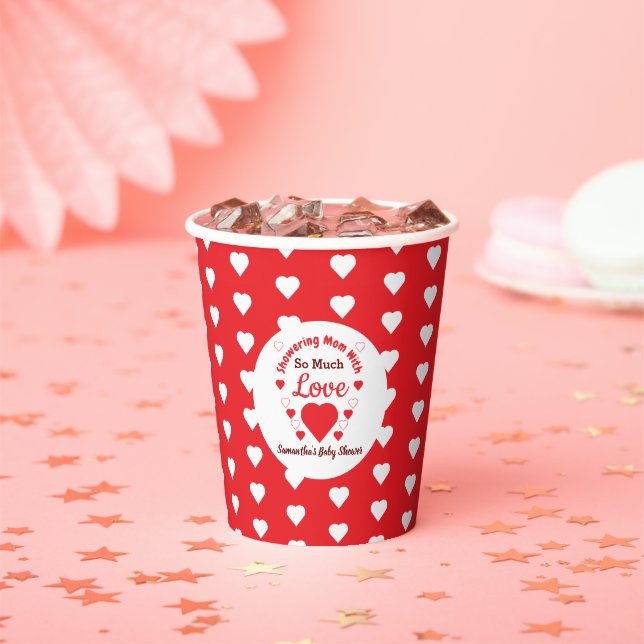 So viel Liebe Babydusche Pappbecher (Insitu)