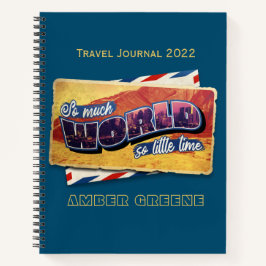 So viel Vorstellung von Weltreisen Notizbuch