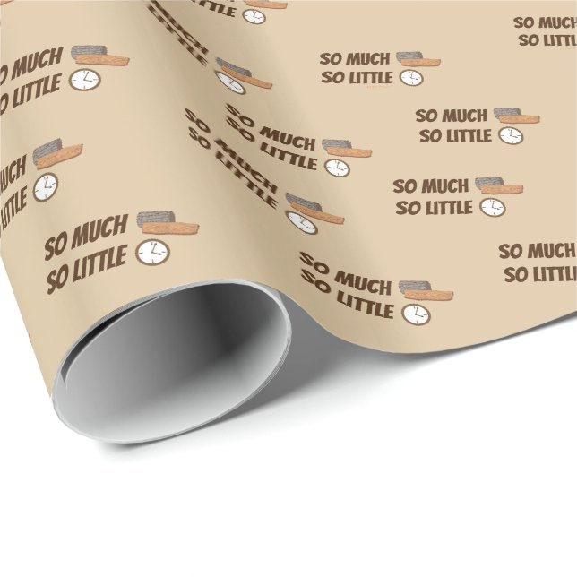 So viel Wood Funny Carpenter Handyman Wood Worker Geschenkpapier (Rolleneckpunkt)