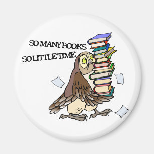 So viele Bücher Magnet