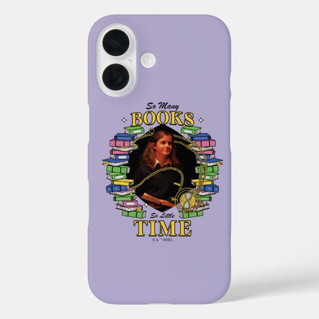 So viele Bücher, so wenig Zeit iPhone 16 Hülle (Rückseite)