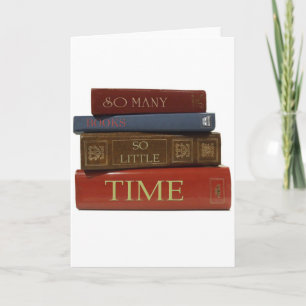 So viele Bücher so wenig Zeit Karte
