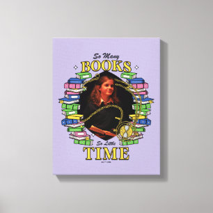 So viele Bücher, so wenig Zeit Leinwanddruck