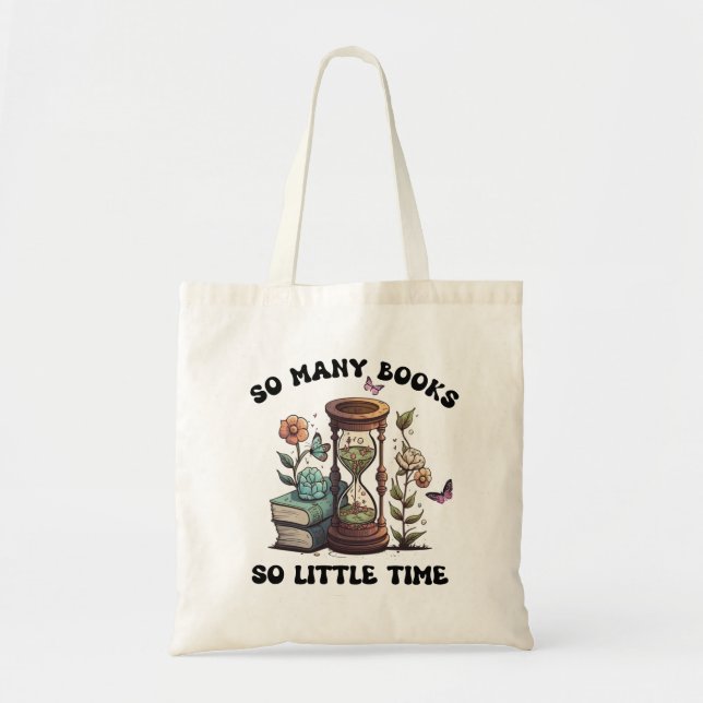 So viele Bücher so wenig Zeit Tote Tasche (Vorne)