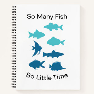 So viele Fische Süßwasser Notizbuch