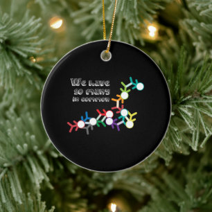 So viele gespendete Geschenke Keramik Ornament