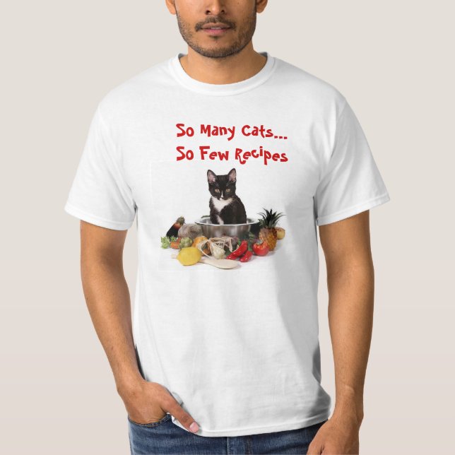 So viele Katzen T-Shirt (Vorderseite)