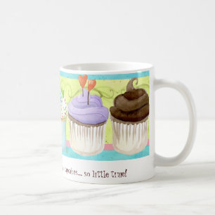 So viele kleinen Kuchen, so wenig Zeit! Kaffeetasse