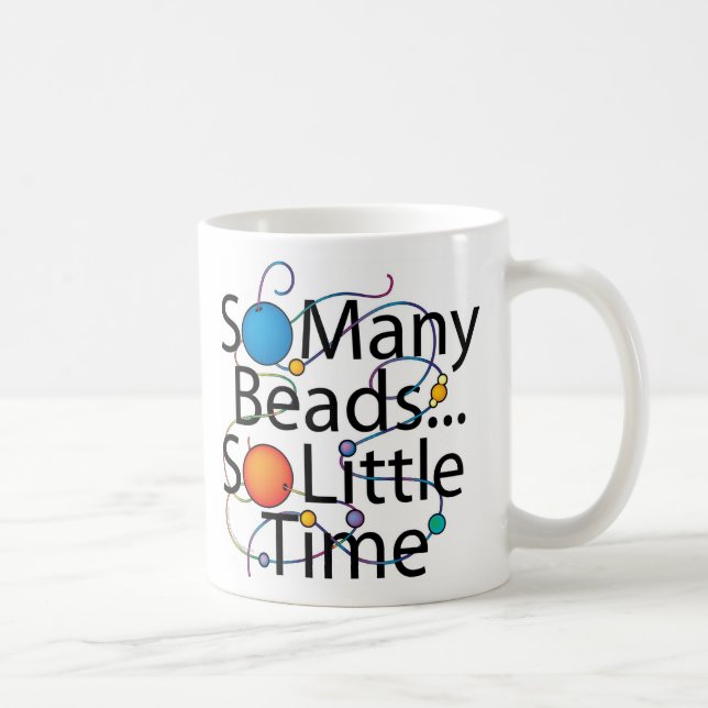 So viele Perlen neu Kaffeetasse (Rechts)