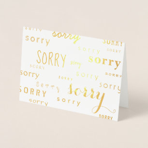 so viele Sorten Goldfolie Folienkarte