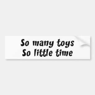 So viele Spielwaren (Vorlagen) Autoaufkleber