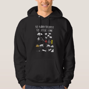 So viele Sportarten so Lilu2019 Zeit Kundgebung Ge Hoodie