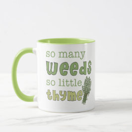 So viele Unkraut-lustige im Garten arbeitenTasse Tasse