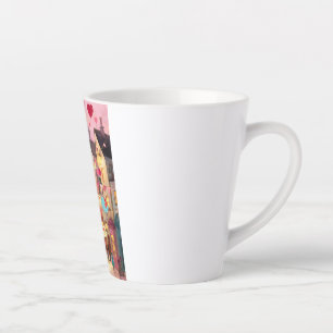 SO VIELE VALENTINSKARTEN ZU LIEFERN Latte Tasse