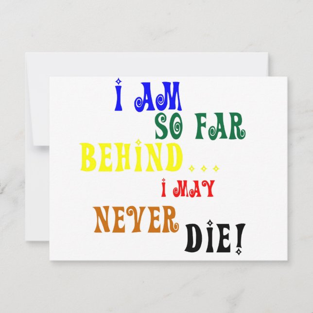 So weit hinten (Vorderseite)