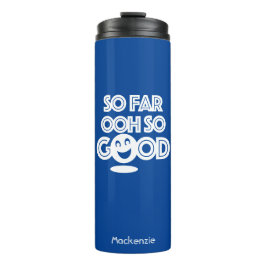 So weit über so viel Glück Thermosbecher