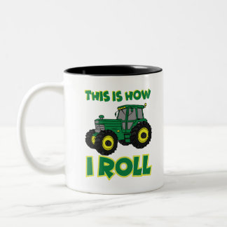 So werde ich rollen zweifarbige tasse