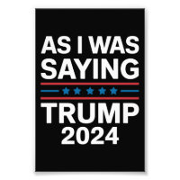 So wie ich Sprichwort Trump 2024 Donald Trump