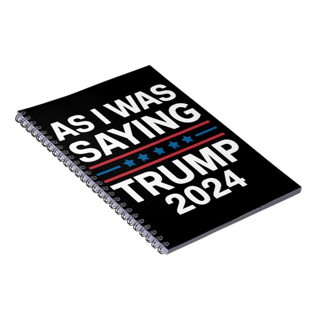 So wie ich Sprichwort Trump 2024 Donald Trump Notizblock (Rechte Seite)