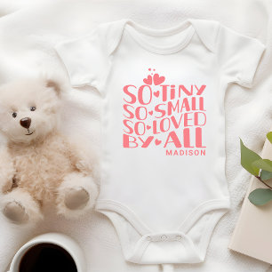 So winzig klein geliebt von allen Baby Neugeborene Strampler