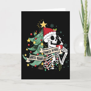 So ziemlich fröhliche, so ziemlich gruselige Skele Karte