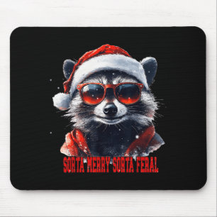 So ziemlich fröhlicher, ziemlich wilder Waschbär-W Mousepad