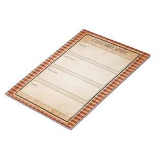 SOAP Bibel-Studien-Notizblock Notizblock